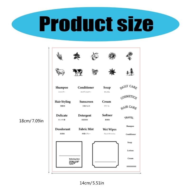 Labeling Words Clear Stamp Scrapbooking Decorative Silicone Stamper for Card Making, Photo Album Journal Decoration