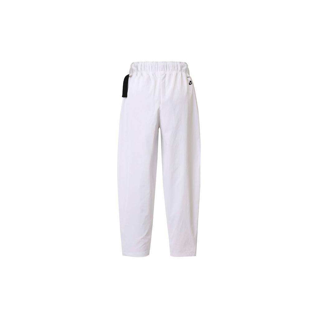 Nike Logo Print Sports Casual Pants Women Bottoms White DD4617-100