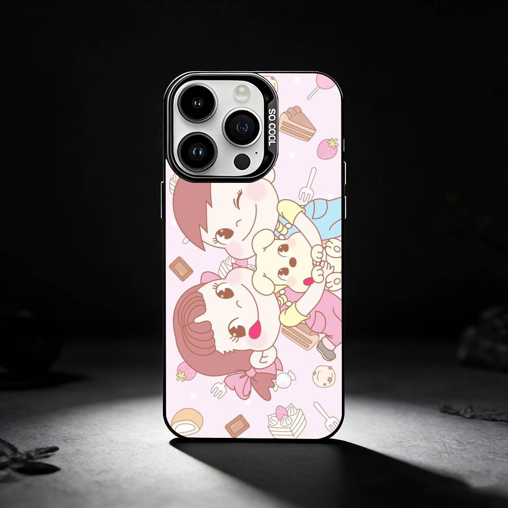 F-Fujiya-Milkys-Peko-C-Chan Phone Case For iPhone 17,16,15,14,13,12,11 Plus,Pro Max,XS,Colored silver phone case