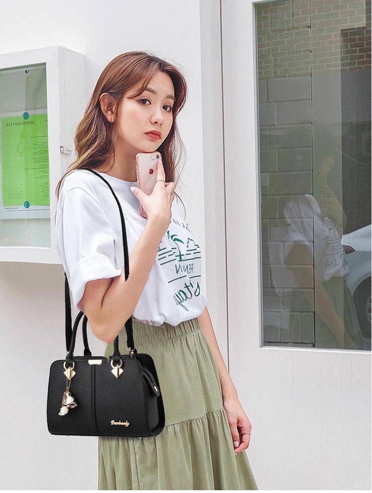 Geantă de mână mare chic pentru femei - Stil toamnă/iarnă, Geantă versatilă coreeană la modă de umăr și crossbody