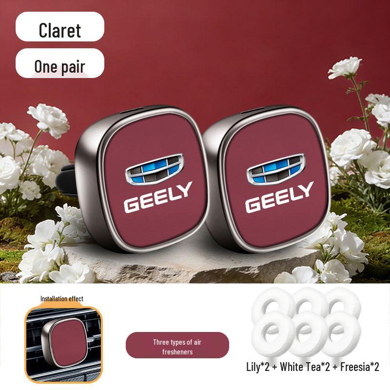 Car Air Freshener Vent Diffuser for Geely Models: Xingrui, Dihao, Boyue L, Xingyue L, Binyue