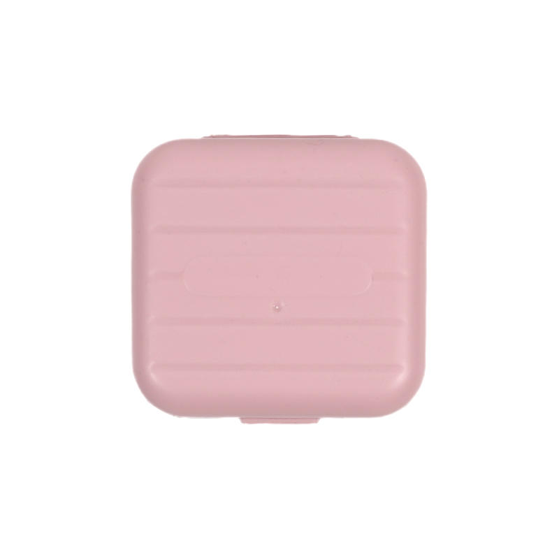 Double Sealed Organizer With Snap Lock Medicine Storage Portable Mini  Pill Box Compact Case Divided Lockable Drug