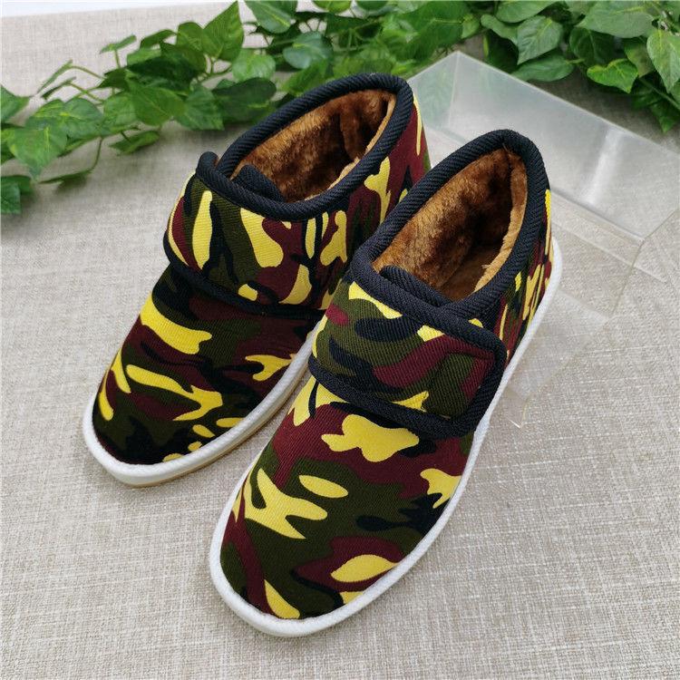 Women's Winter High-Top Cotton Shoes: Thickened Velvet, Non-Slip Foam Sole Snow Boots