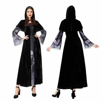 Halloween Costume Adult Ghost Bride Zombie Vampire Witch Dark Dress Scary Zombie Costume