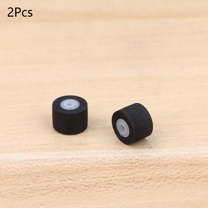 2Pcs 10.5X7.2X6.5X2Mm Rubber Pressure Roller For Tape Recorder Cassette Player Walkman Pressure Recorder Player Accessories