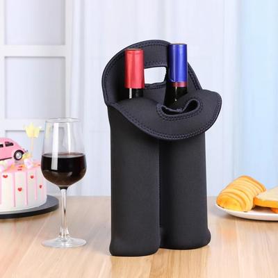 2 Bottles Can Carrier Tote Insulated Drink Bottle Holder Unique Wine Cooler Bag Wine Accessories
