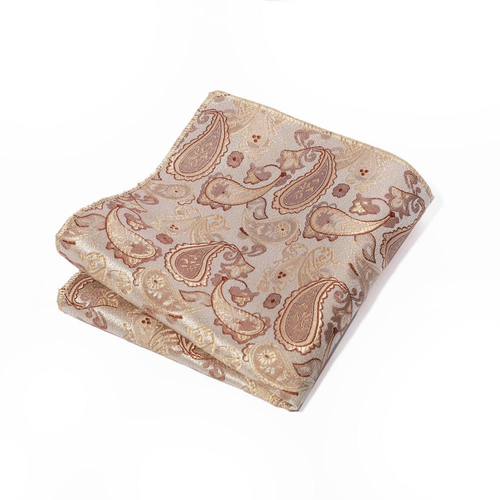 Herrficka i paisley-mönstrat polyester för affärs- eller fritidskostymer