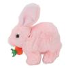 Bunny Toy Plush Interactive Easter Electronic Hopping Bunny Toy with Sound Wiggle Ears for Birthday Gift