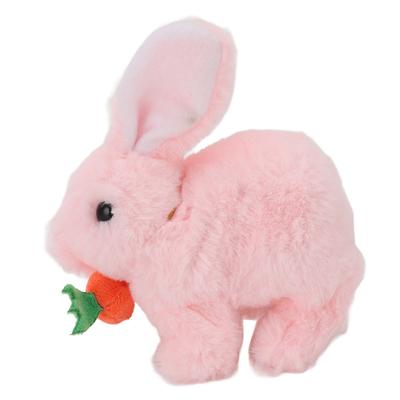 Hase Spielzeug Plüsch Interaktiv Ostern Elektronisch Hüpfender Hase Spielzeug mit Ton Wackelohren für Geburtstagsgeschenk