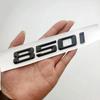 3D Black Chrome 840i 850i 860i Logo Emblem Rear Trunk Badge Stickers For 8 Series E31 G15 840i 850i 860i Car Accessories