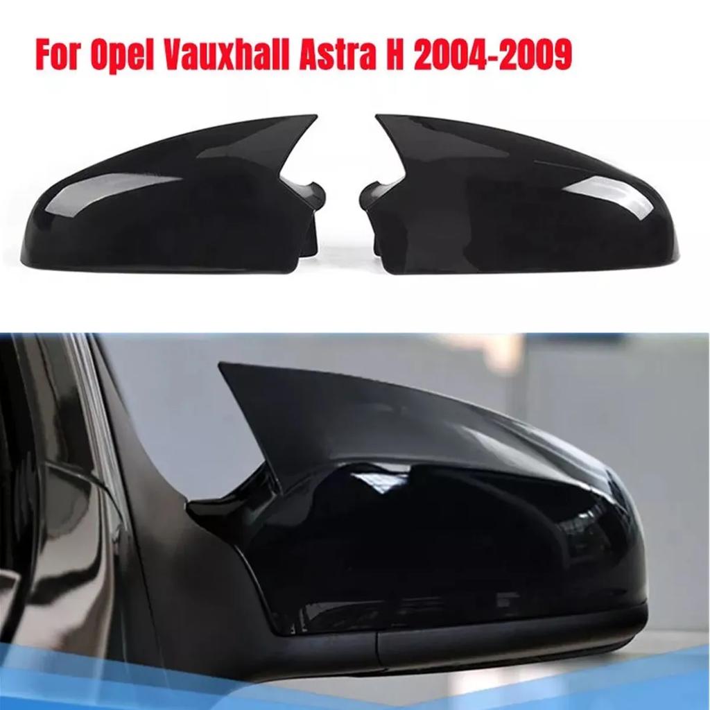 For Vauxhall Opel Astra H MK5 2004-2009 & Astra J MK6 2010-2015 Rear View Mirror Cover Cap 1Pair Side Wing Mirror Cover Add On