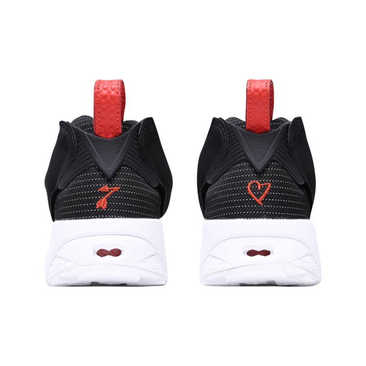 Reebok Instapump Fury Valentines Day Fashion Fabric Low Top Casual Running Shoes Unisex sneaker Black White DV4590