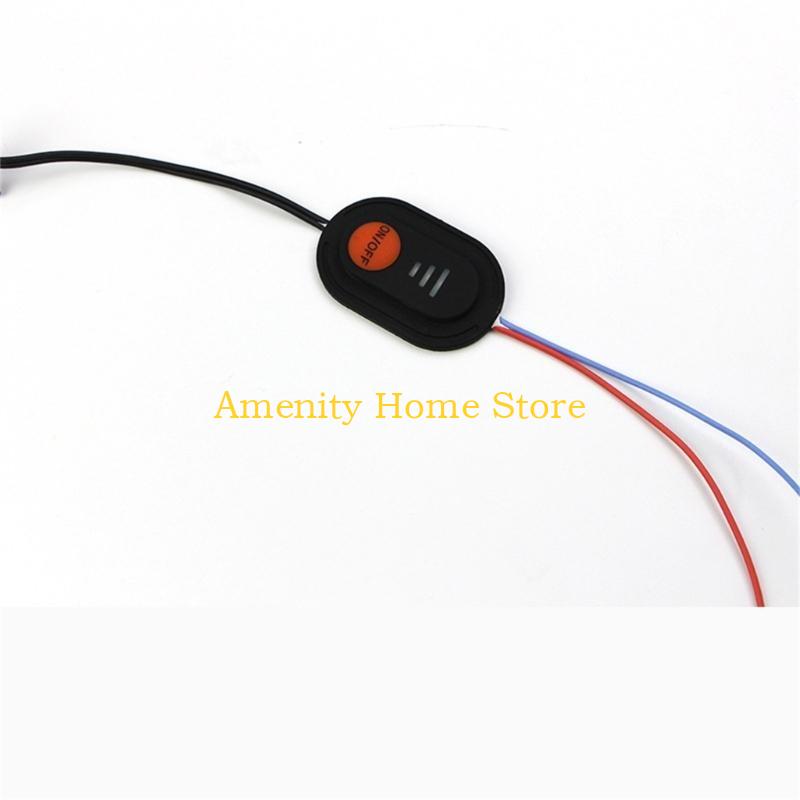F26C Silicone Button Switch Temperature Control Switch for Heated Vest Pants Gloves
