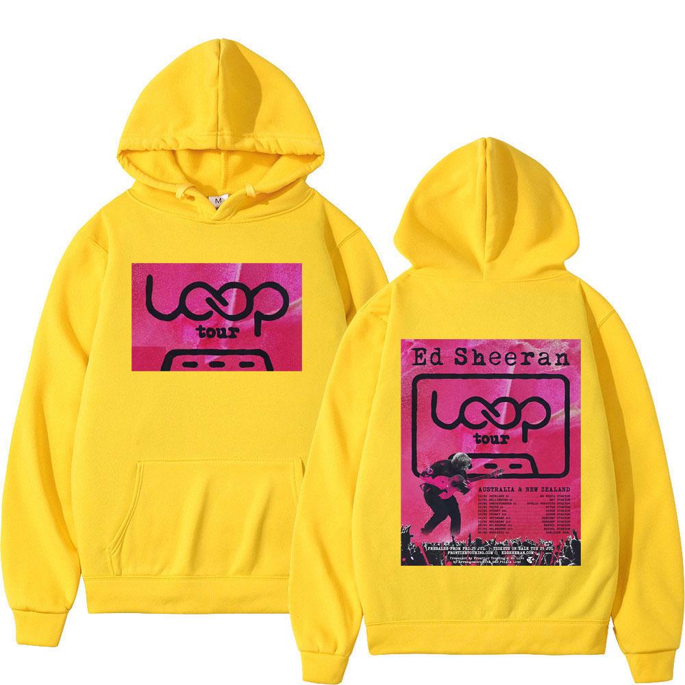 Ed Sheeran Loop Tour Australia and Zealand 2026 Tour Hoodie Unisex Fashion Pullover Casual,oversized Hip-hop Sportswear