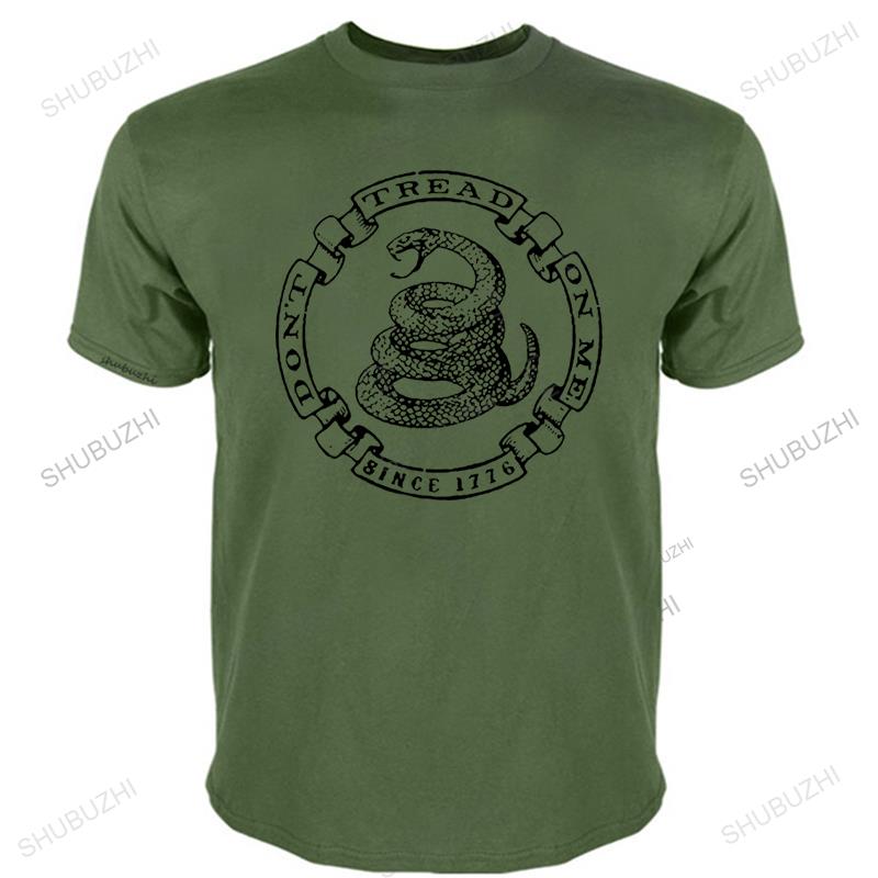 Good Quality TShirt Top Tees New Tee Shirt Tops Cotton Fitness Tee Dont Tread On Me T Shirt Short Sleeve Brand Clothing