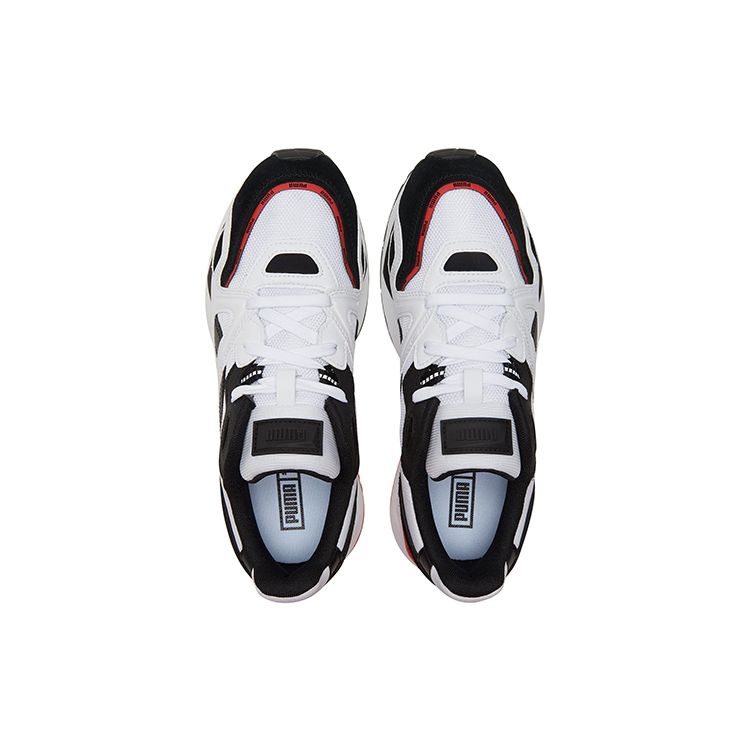 Puma Pantofi unisex Mirage Mox Piping White Grenadine Negru 381014-01