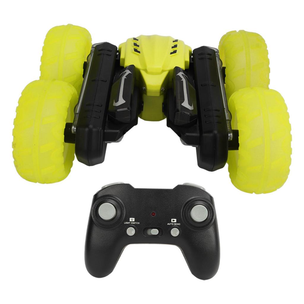 2.4G Double Sided RC Stunt Car 360 Degree Rotating Sound Light Rechargeable Remote Control Stunt Car