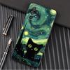 Painting Starry Sky Cat Phone Case For Samsung Galaxy A57 A56 A37 A55 A36 A26 A54 A52 A35 A34 A25 A17 A16 A15 A07 A06 Soft Cover