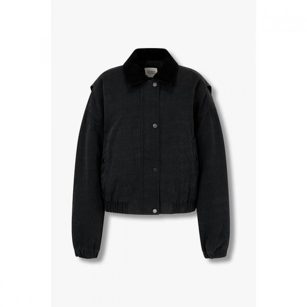 Studio Tomboy Contrast Collar Cotton Crop Jumper 9105413212