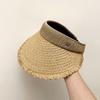 Spring and Summer Women's Fashionable Travel Sun Protection Hat Vacation Beach Sun Hat Without Sun Hat