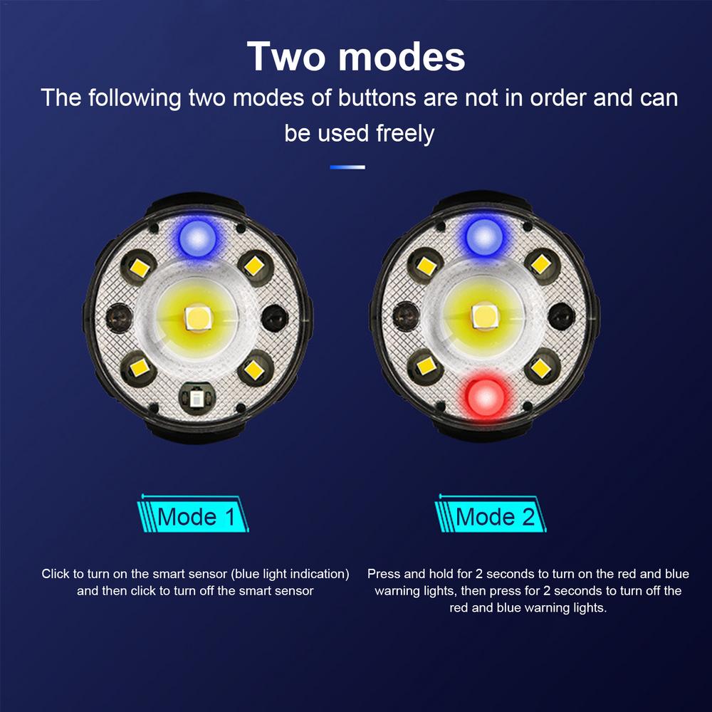 Smart Bicycle Light LED Sensor Light Rechargeable Bike Headlight MTB Bicycle Lamp Outdoor Night Riding Safety Cycling Light