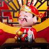 Blessing Chinese God of Wealth Figurine Resin Lucky New Year Statue  Kids Toy