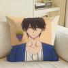 Anime Dakaretai Otoko Takato Saijou Square Sofa Pillow Cover Solid Color Living Room Home Decor Cushion Case