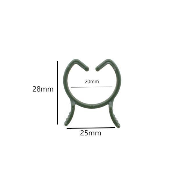 10pcs Heavy Duty Garden Clips Plant Support Clips Plastic Plant Ties for Stem Fixing Garden Supplies