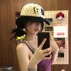 Letter Star Baseball Cap With Adjustable Cotton Sun Hat For Casual Streetwear