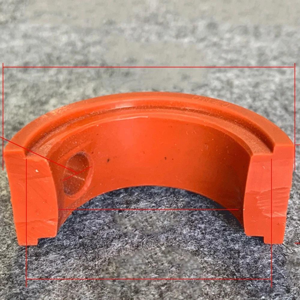 Red 29/38/63/76/89mm DN22/25/32/40/50/65/80/100/125/150VQM Food Grade Sanitary Slicone Seal Gasket Butterfly Valve Homebrew