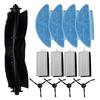 Reinigungslösungen Filter Wischmopp-Pad Roboterstaubsaugerteile Schmutzsammelbürste Filterpapier Komponente Mikrofaser-Wischmopp-Pad