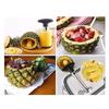 Pineapple Cutter - Stainless Steel - Plastic Handle - Silver - 1 Piece