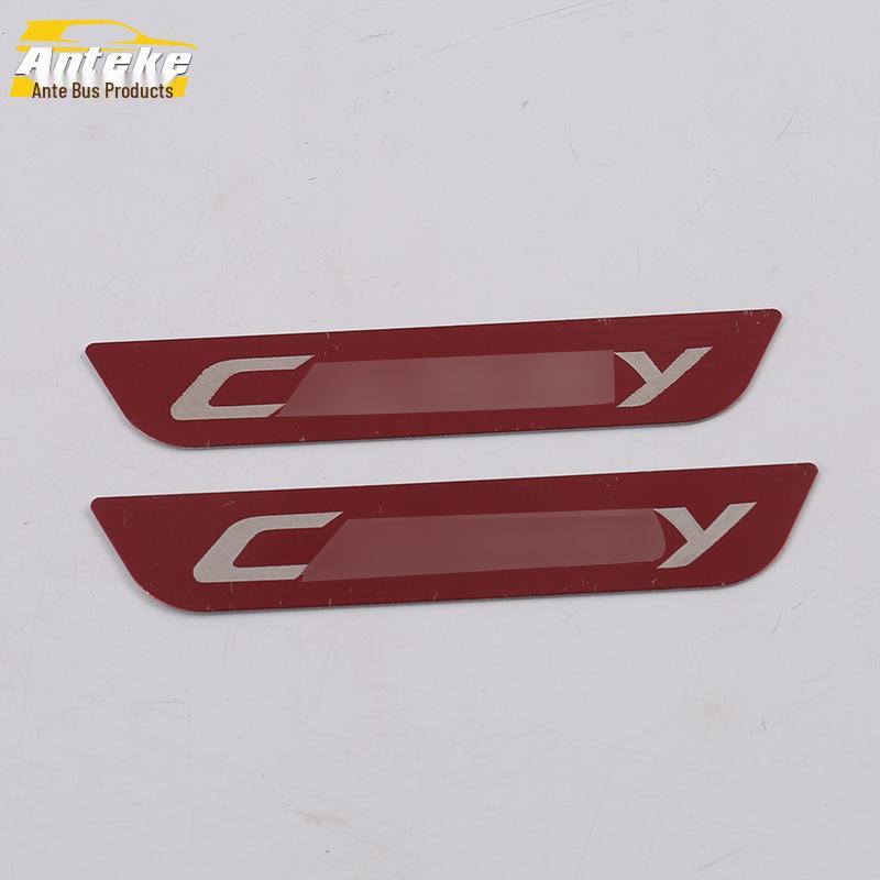 Stainless Steel Anti-Kick Pad & Decorative Sticker for 18 Camry Models – Door & Armrest Protection