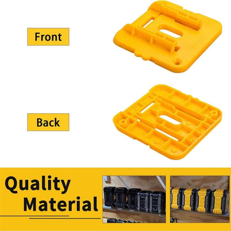 Battery Holder Storage Rack for Dewalt 20V 60V Battery Dock Holder Fit Wall Mount Battery Dock Warehouse Factory Truck Toolbox