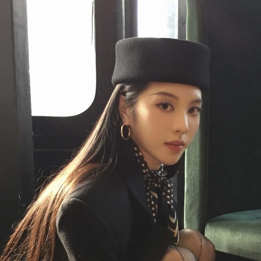 Vintage Looking Airline Stewardess Caps French Style Formal Hat Pillbox Hat  Live Show