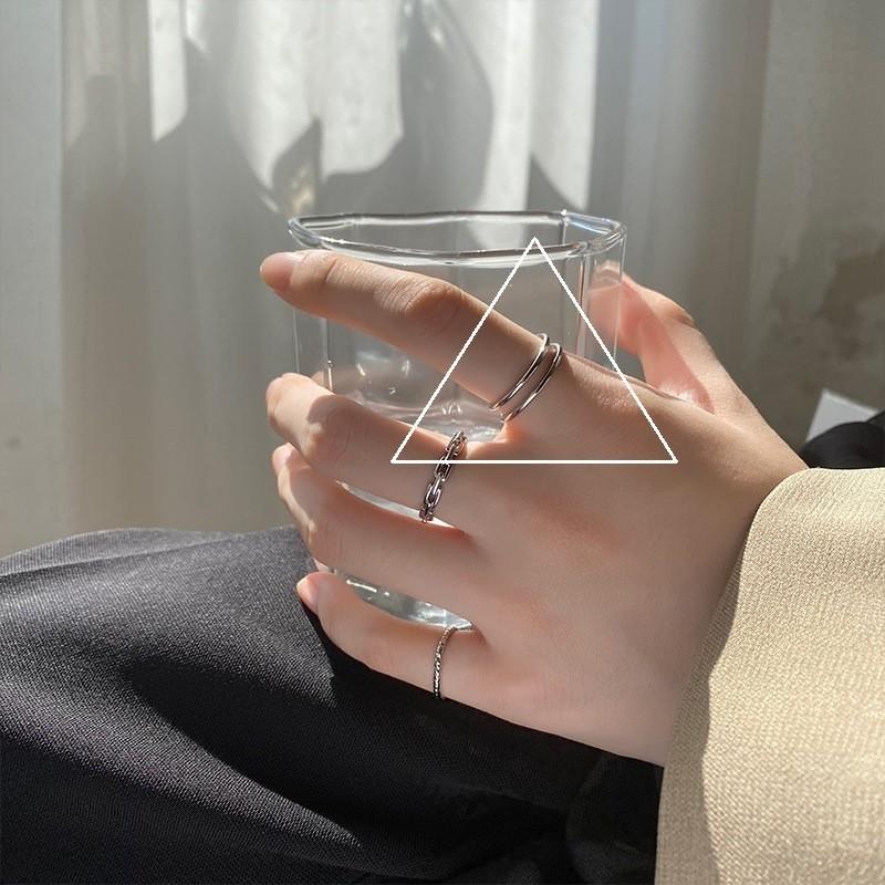 

925 Chic Silver Floral Ring Retro Heart Shape Adjustable Size Elegant Accessory For Womens Fashion And Gifts J286