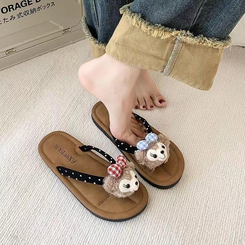 Flip Flops Women's Outdoor Wear 2025 Summer New Style Soft Bottom Fashionable Versatile Internet Famous Sandals Flat Bottom