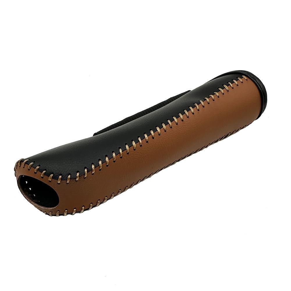 Universelle Leder-Handgenähte Schalthebel- und Handbrems-Schutzhülle