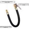 Tire Inflator Hose Extension Tube Tyre Pump Quick Inflation Chuck Adapter for Car Motorcycle Bike with Valve