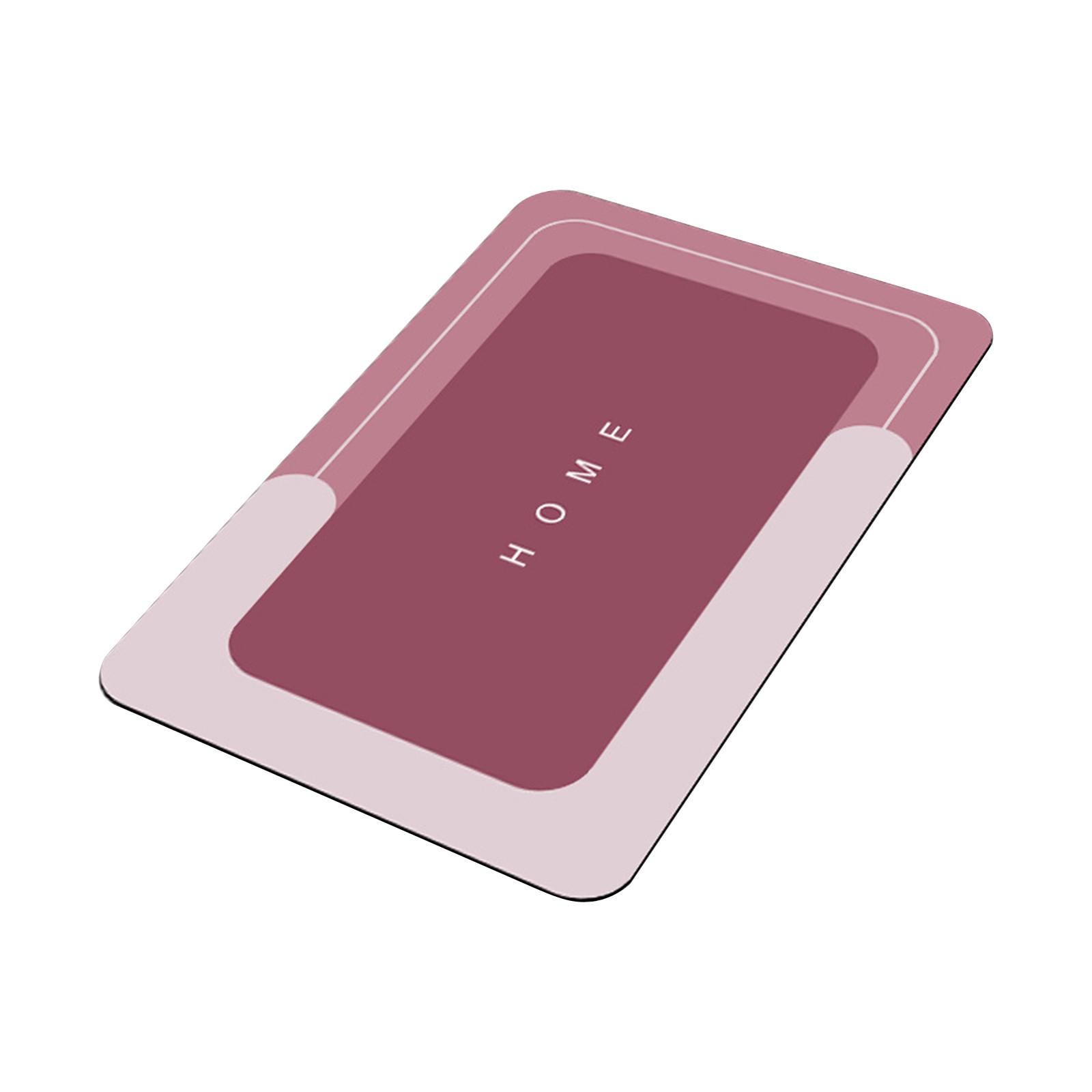 

Модернизированный коврик для ванной, коврик для ванной, модернизированный коврик для ванной, коврик для ванной, быстросохнущий, неводонепроницаемый, комфортные стоячие коврики S розовый