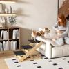 Adjustable Dog Steps Dog Ramp, 3-Step Non-slip Pet Stairs for Medium Sized Dogs, Foldable Dog Stairs for Bed Sofa
