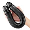 Double-headed 46 Cm Female Long Back Court Anal Plug Lala Masturbation Device Dildo Adult Simulation Supplies