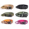 Outdoor Tactical Dog Collar Metal Buckle Breathability Nylon Collar Medium Dogs Suitable For All Breeds Adjustable And Durable