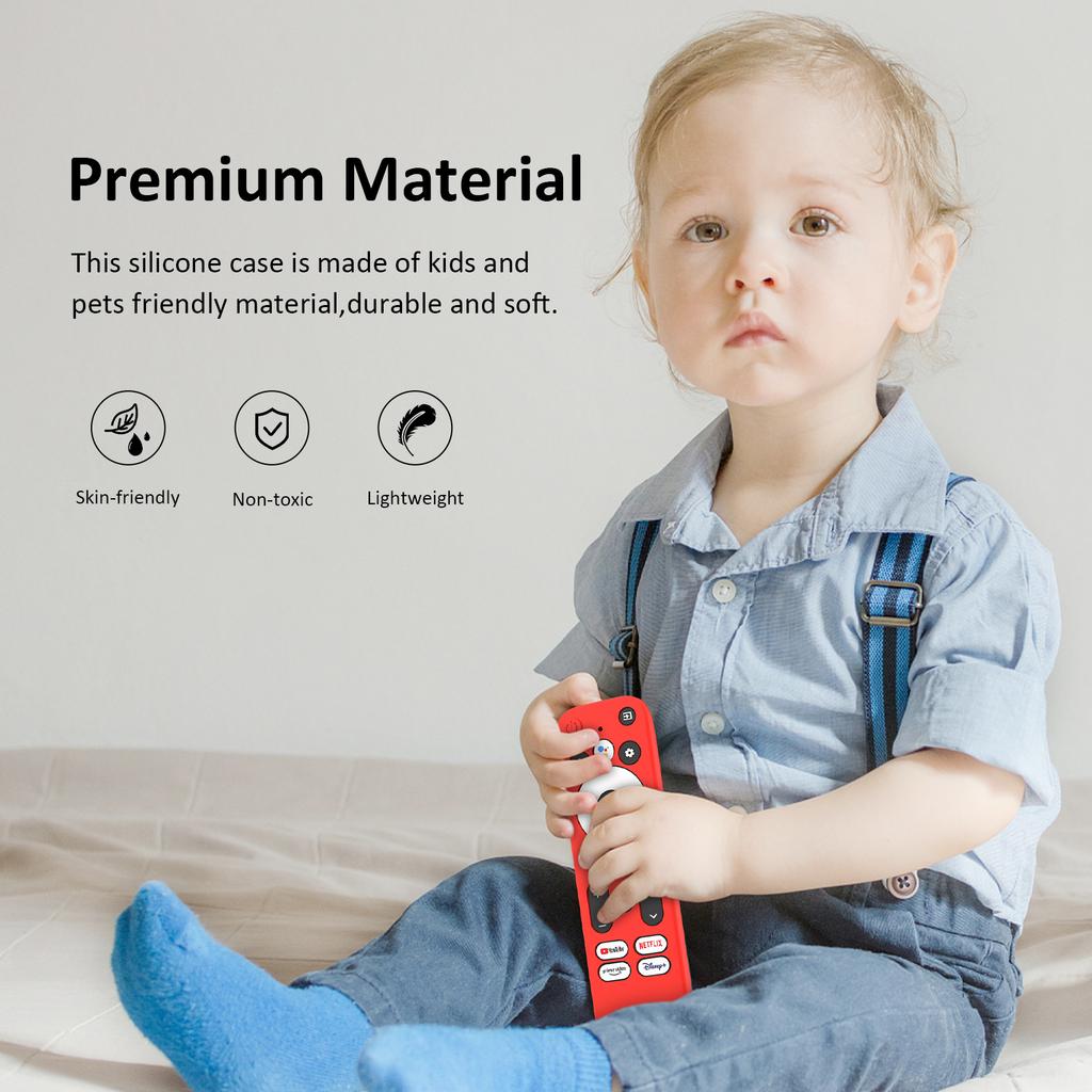 Fernbedienungshülle für MECOOL KD3 Sturzsicher und Rutschfest mit Präzisionsschnittdesign Geeignet für Haushalts- und Hotelgebrauch