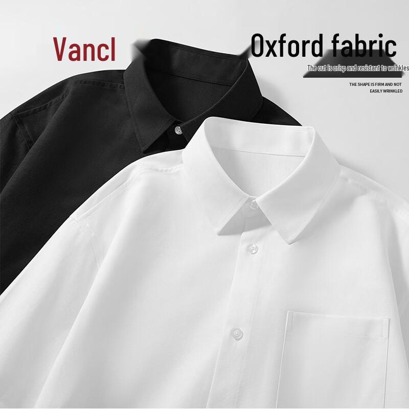 VANCL Men s Short-Sleeve Oxford Casual Shirt 3XL