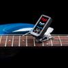 USB rechargeable clip tuner used by famous Features ukulele and bass Compact CPS Automatic Black Cherub Type-C musicians. Easy-to-read display.