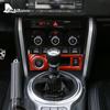 Für Subaru BRZ Toyota 86 2013-2020 Echte Hart-Kohlefaser-Zubehör Innenausstattung Auto Zentrale Steuerung Dekoration Abdeckung Aufkleber
