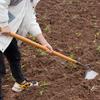 Farm Tools Hoes Triangle Furrow Hoe Small Tip Hoe Agricultural Land Turning Loose Soil Hoe Agricultural Farming Equipment