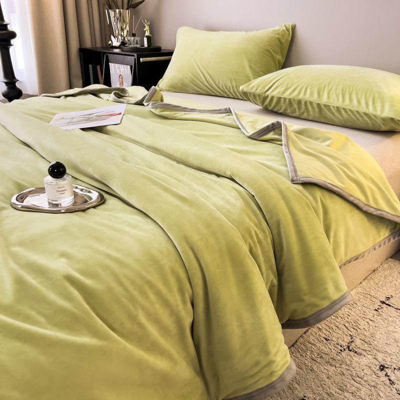 Coral Fleece Blanket Thickened Winter Blanket Bed Sheet Air Conditioning Blanket Nap Office Sofa Cover Blanket