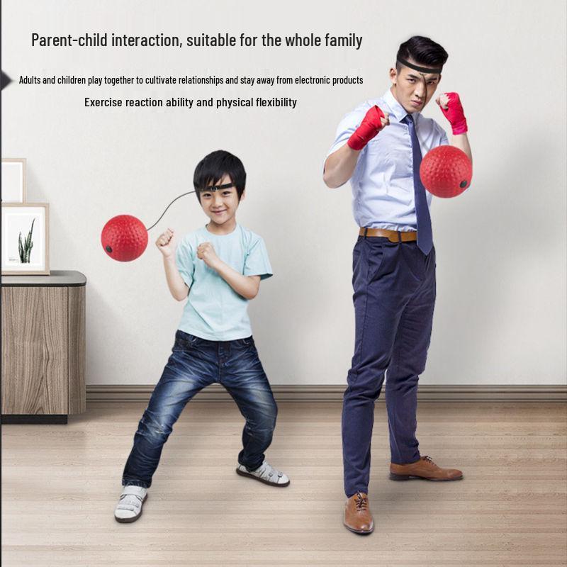 Zhijia Head-Mounted Boxing Speed Reaction Training Ball for Stress Relief